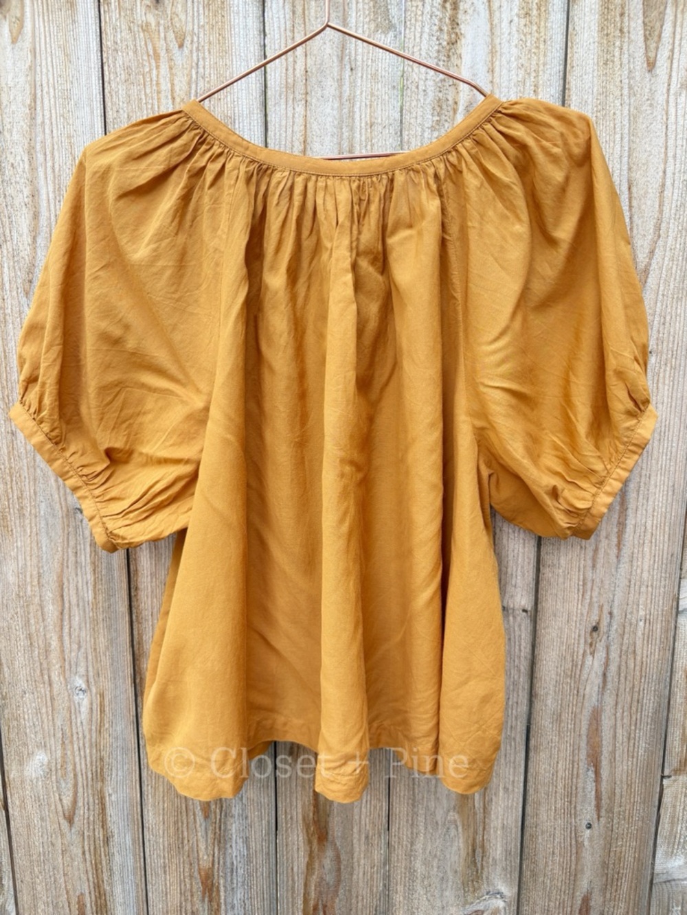 Doen June Blouse in Foxtail Size Medium Brown Orange - Picture 5 of 14